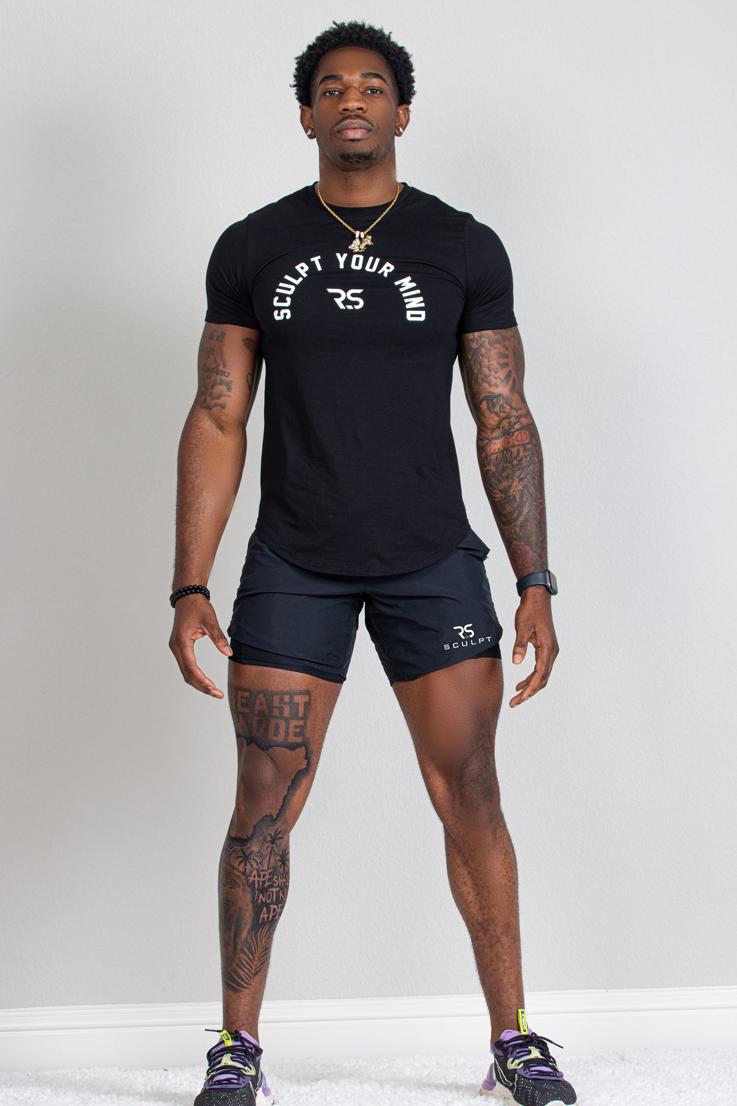 MENS FLEX T-SHIRT- BLACK