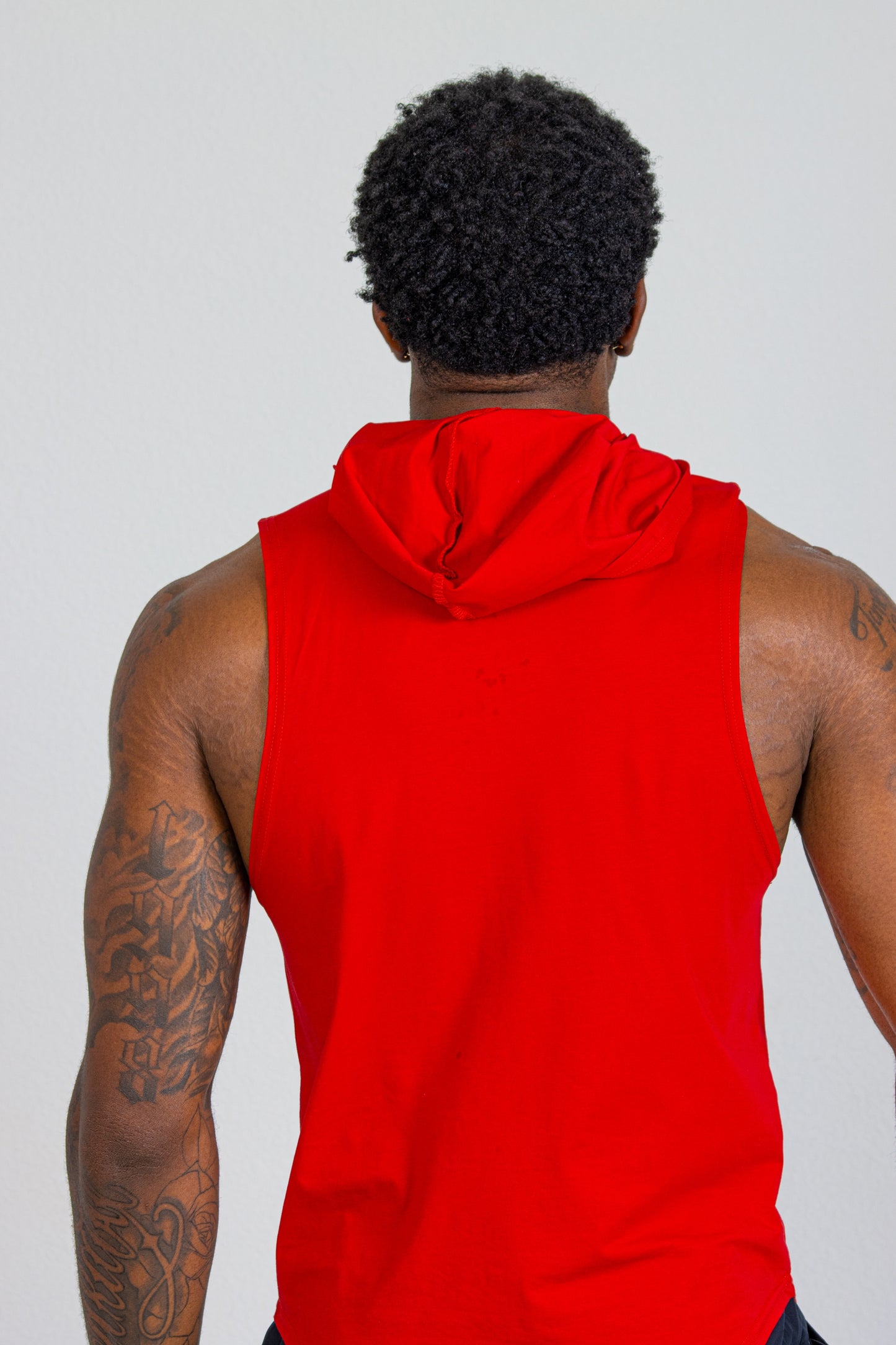TANK TOP HOODIE- RED