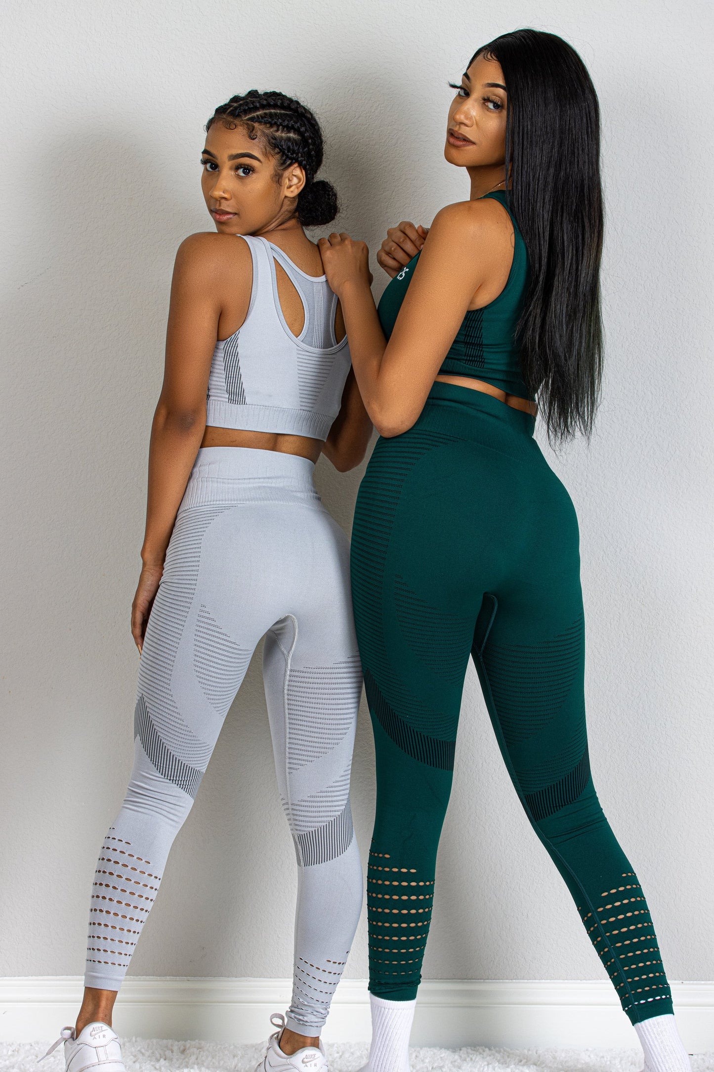 EVOLVE SEAMLESS LEGGINGS SET-DARK GREEN