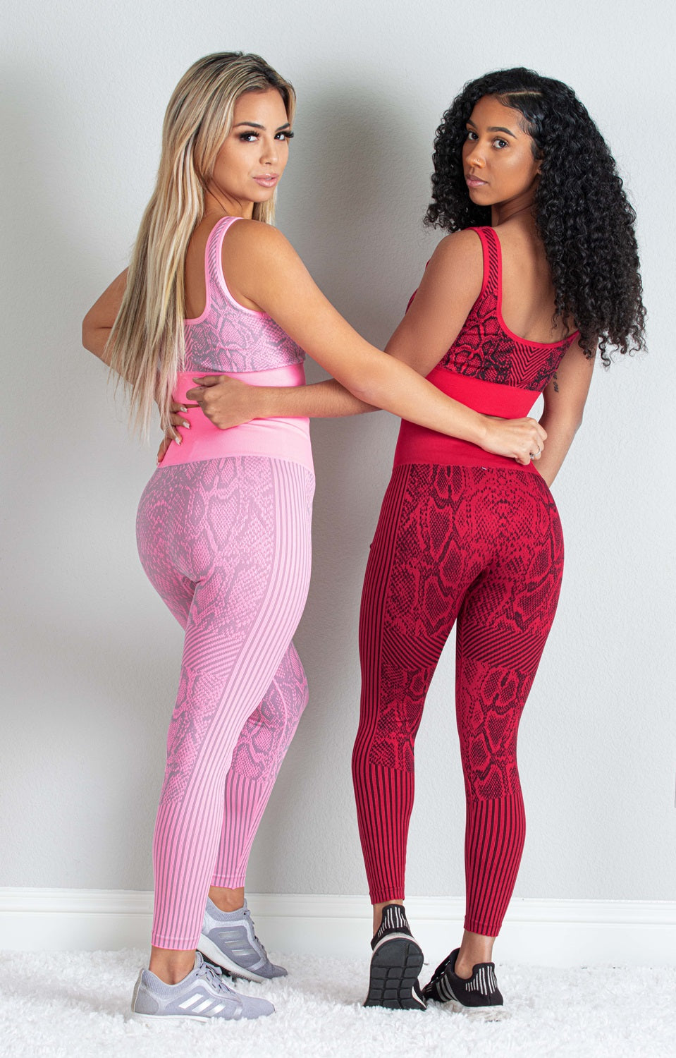 LUXE LEGGINGS SET-RED