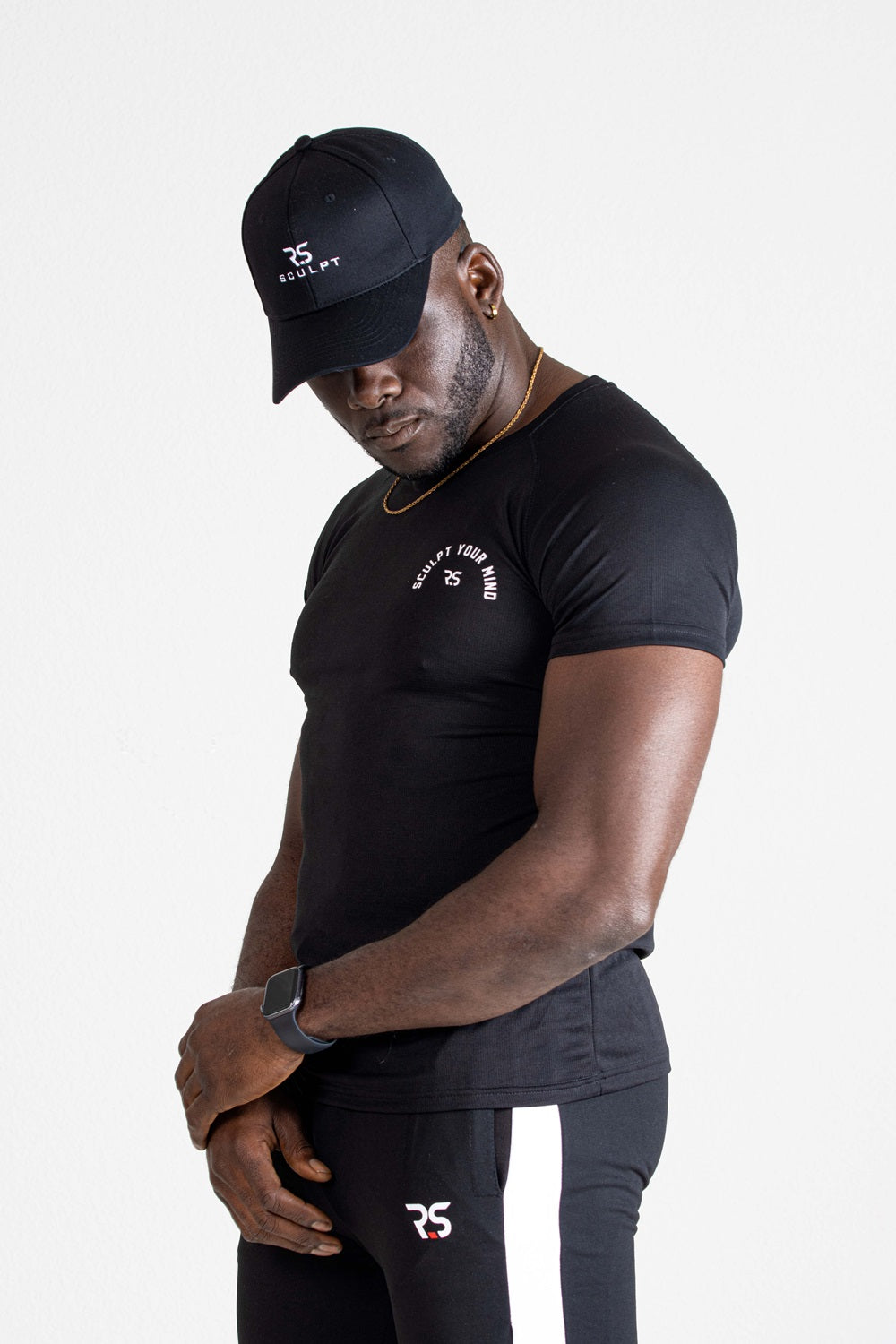 MENS DRI FIT SHIRT- BLACK