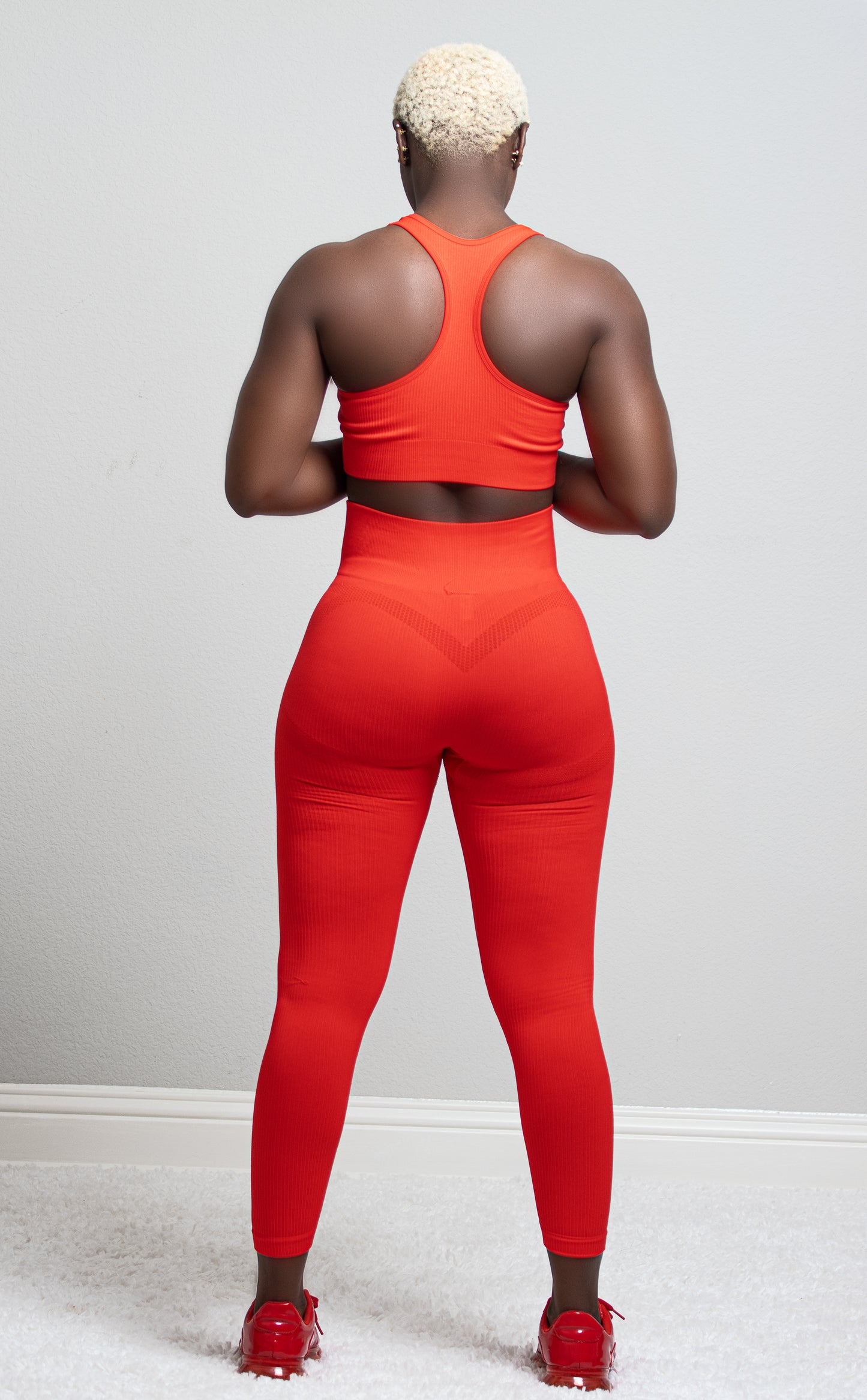 BELLA PANTS SETS -RED