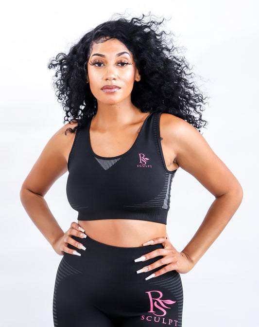 EVOLVE SEAMLESS LEGGINGS SET-BLACK