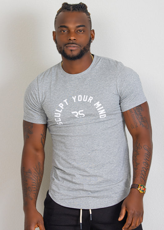 MENS FLEX T SHIRT -GREY