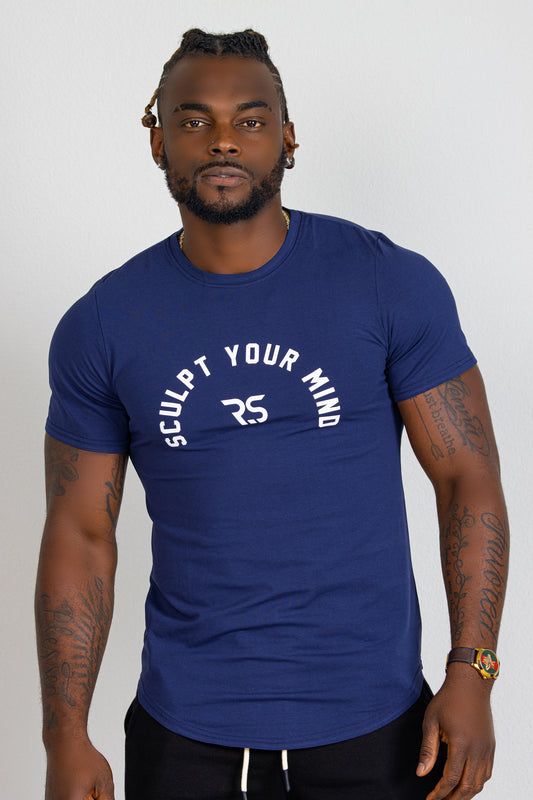 MENS FLEX T SHIRT - NAVY