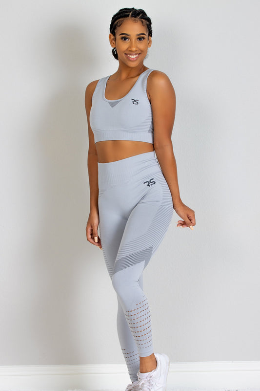 EVOLVE SEAMLESS LEGGINGS SET-GREY