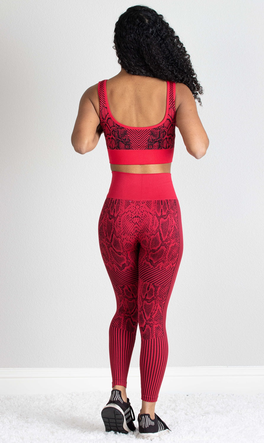 LUXE LEGGINGS SET-RED