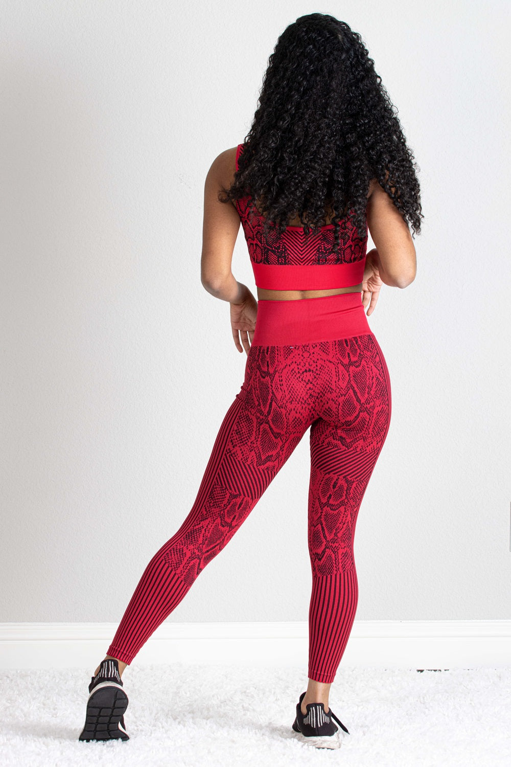 LUXE LEGGINGS SET-RED